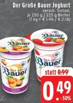 Edeka Der Große Bauer Joghurt Angebot