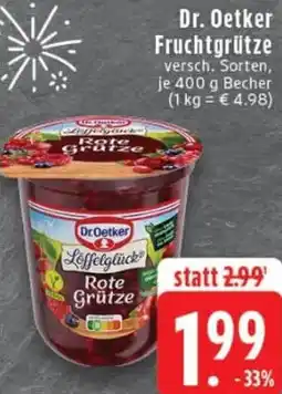 Edeka Dr. Oetker Fruchtgrütze Angebot