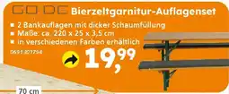 Globus Baumarkt GO-DE Bierzeltgarnitur-Auflagenset Angebot
