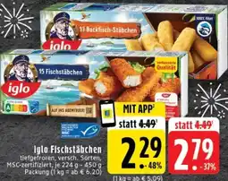 Edeka iglo Fischstäbchen Angebot