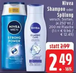 Edeka Nivea Shampoo oder Spülung Angebot