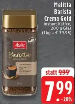 Edeka Melitta Barista Crema Gold Angebot