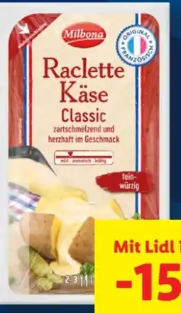 Lidl Milbona Raclettekäse Angebot