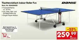 Netto Marken-Discount Tischtennistisch Indoor Roller Fun Angebot