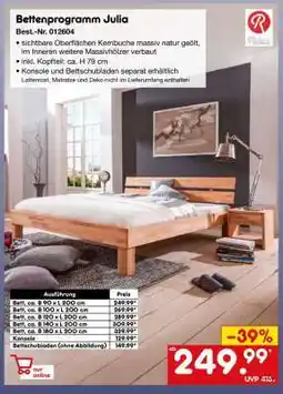 Netto Marken-Discount Bettenprogramm Julia Angebot