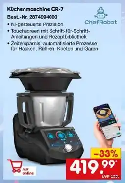 Netto Marken-Discount Küchenmaschine CR-7 Angebot
