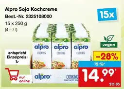 Netto Marken-Discount Alpro Soja Kochcreme Angebot