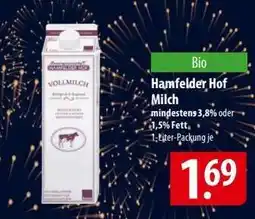 Famila Nord Ost Hamfelder Hof Milch Angebot