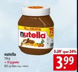 Famila Nord Ost nutella Angebot
