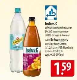 Famila Nord Ost hohes C oder Schweppes Angebot