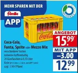 Famila Nord Ost Coca-Cola, Fanta, Sprite oder Mezzo Mix Angebot