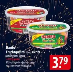 Famila Nord Ost Haribo Fruchtgummi oder Lakritz Angebot
