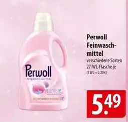 Famila Nord Ost Perwoll Feinwaschmittel Angebot