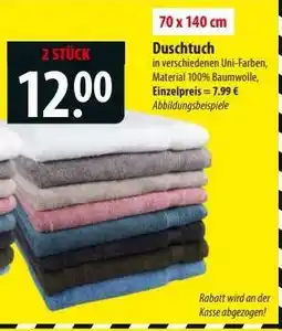 Famila Nord Ost Duschtuch Angebot