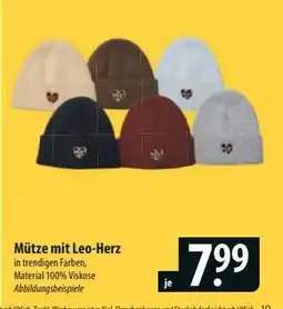 Famila Nord Ost Mütze mit Leo-Herz Angebot