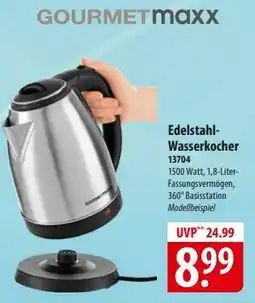 Famila Nord Ost Edelstahl-Wasserkocher Angebot