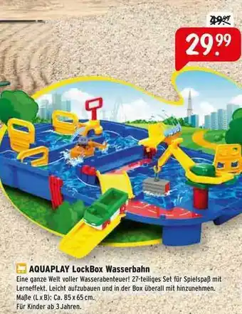 Raiffeisen Markt Aquaplay Lockbox Wasserbahn Angebot