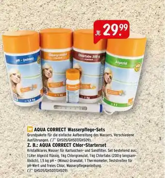 Raiffeisen Markt Aqua Correct Wasserpflege-sets Angebot