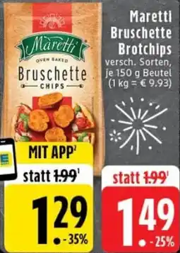 Edeka Maretti Bruschette Brotchips Angebot