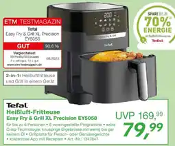 EP Tefal Heißluft-Fritteuse Easy Fry & Grill XL Precision EY5058 Angebot