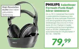 EP PHILIPS kabelloser Fernseh-Funk-Kopfhörer SHD8850/12 Angebot
