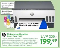 EP hp Tintenstrahldrucker Smart Tank 7008 Angebot