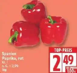 Edeka Spanien Paprika, rot Angebot