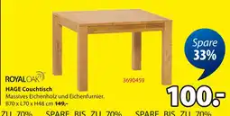 Jysk Royal oak hage couchtisch Angebot