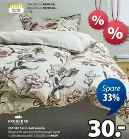 Jysk Kronborg esther satin-bettwäsche Angebot
