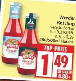 Edeka Werder Ketchup Angebot