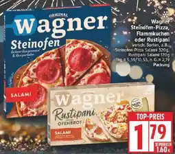 Edeka Wagner Steinofen-Pizza, Flammkuchen oder Rustipani Angebot