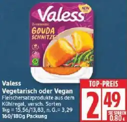 Edeka Valess Vegetarisch oder Vegan Angebot