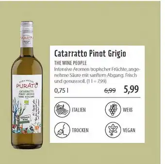 Superbiomarkt Catarratto Pinot Grigio The Wine People 0,75L Angebot