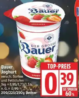 Edeka Bauer Joghurt Angebot