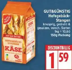 Edeka GUT&GÜNSTIG Hefegebäck Stangen Angebot