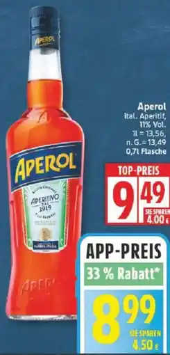 Edeka Aperol Angebot