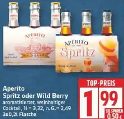 Edeka Aperito Spritz oder Wild Berry Angebot
