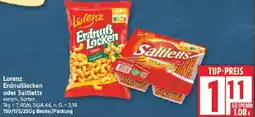 Edeka Lorenz Erdnuẞlocken oder Saltletts Angebot