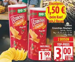 Edeka Lorenz Crunchips Stackers Angebot