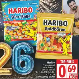 Edeka Haribo Fruchtgummi oder Lakritz Angebot