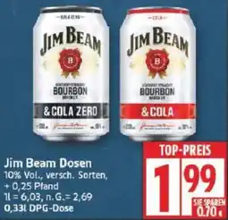 Edeka Jim Beam Dosen Angebot