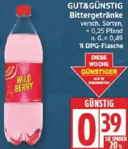 Edeka GUT&GÜNSTIG Bittergetränke Angebot