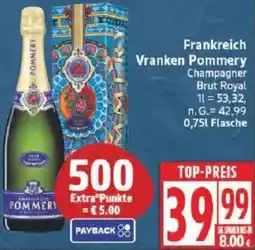 Edeka Frankreich Vranken Pommery Angebot