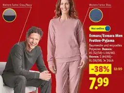 Lidl Esmara/Esmara Men Frottee-Pyjama Angebot