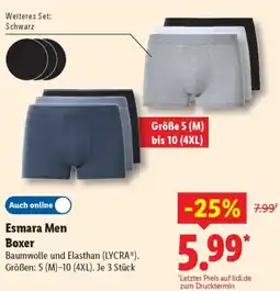 Lidl Esmara Men Boxer Angebot