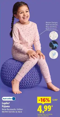 Lidl Lupilu Pyjama Angebot