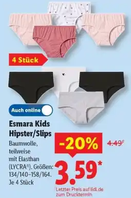 Lidl Esmara Kids Hipster/Slips Angebot