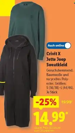 Lidl Crivit X Jette Joop Sweatkleid Angebot