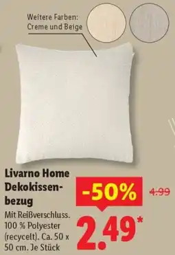 Lidl Livarno Home Dekokissenbezug Angebot