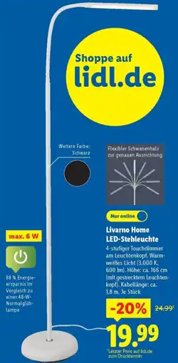 Lidl Livarno Home LED-Stehleuchte Angebot